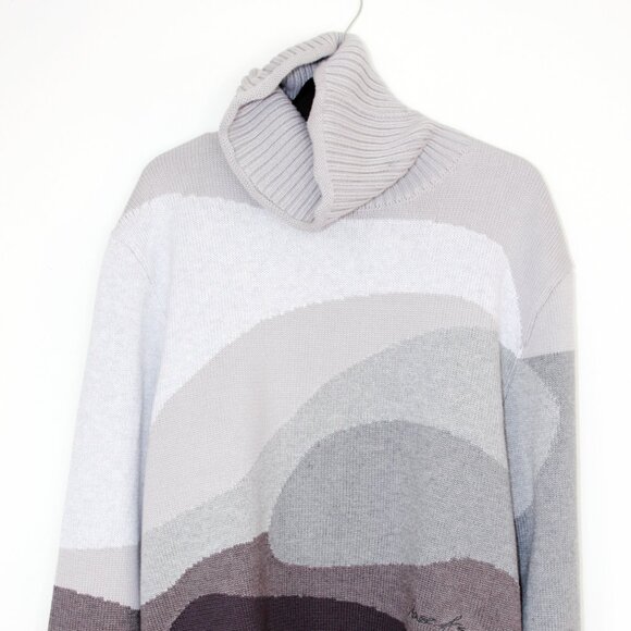 BNWT AW24 HOUSE OF SUNNY JACQUARD TURTLENECK SWEATER M - Picture 2 of 12